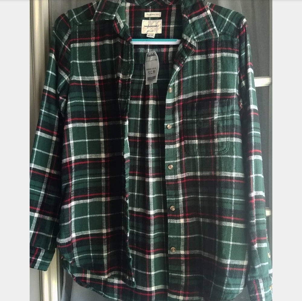 NWT American Eagle Flannel Long Sleeve